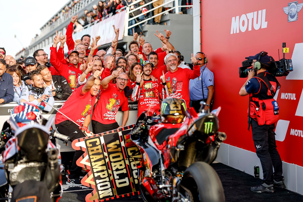  MotoGP Riders’ World Title Francesco Bagnaia